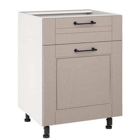 кухонный шкаф напольный Бергамо 820х600х504мм 1 ящик 1 дверь МДФ/ЛДСП кухонный шкаф напольный бергамо 820х600х504мм 1 ящик 1 дверь мдф лдсп