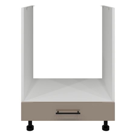 шкаф напольный для духовки Мокко глянец 820х600х504мм 1 ящик МДФ/ЛДСП uni jetstream средние шариковые стержни для ручек