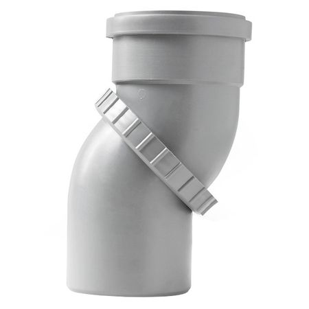 отвод для внутренней канализации поворотный  50мм