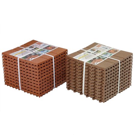 покрытие модульное Модуль 30х30см терракот 11шт. покрытие модульное модуль 30х30см терракот 11шт