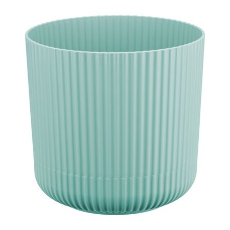 горшок с поддоном Вельвет 2,5л d16см h15,5см морская волна пластик кокот staub круглый морская волна 24 см 4 25 л