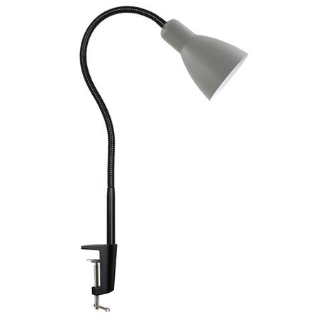 лампа настольная ARTSTYLE 1х40Вт E27 на струбцине серый лампа настольная artstyle classik 1х40вт e27 на струбцине серый