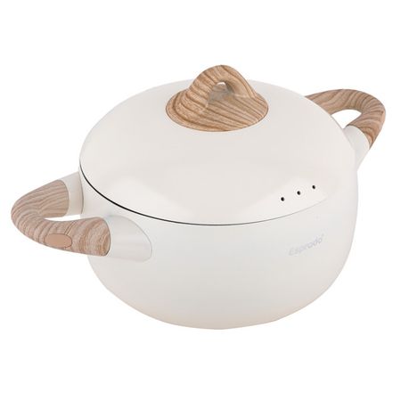 кастрюля ESPRADO Bola 4л 22см антипр.покр. алюминий с крышкой индукция белый