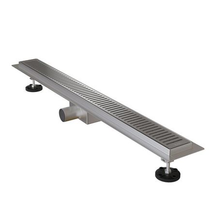 трап лотковый IDDIS Level  800 мм слив 40/50мм комбинированный затвор хром трап горизонтальный ore 100х100мм слив 50мм металл гидрозатвор