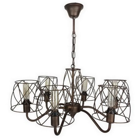 люстра подвесная СВЕТПРОМЪ Винтаж 60Вт 6хЕ14 металл подвесные светильники векли винтаж лофт из железа