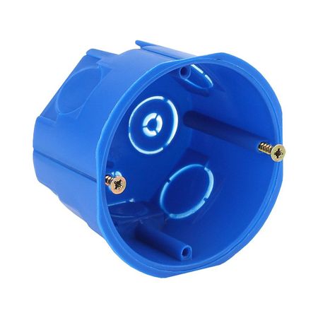 коробка монтажная ЭРА 68х45мм под бетон блочная синий коробка монтажная к 227