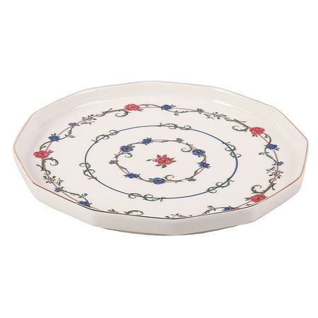 тарелка TODELIA Империал 27,8см обеденная костяной фарфор