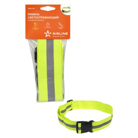 ремень светоотражающий AIRLINE 31х100см зеленый чай зеленый с имбирем health здоровье фильтр пакет 2г 20шт