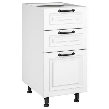 кухонный шкаф напольный Мишель 400х550х820мм 3ящика МДФ/ЛДСП кухонный шкаф напольный мишель 400х550х820мм 1дверь мдф лдсп