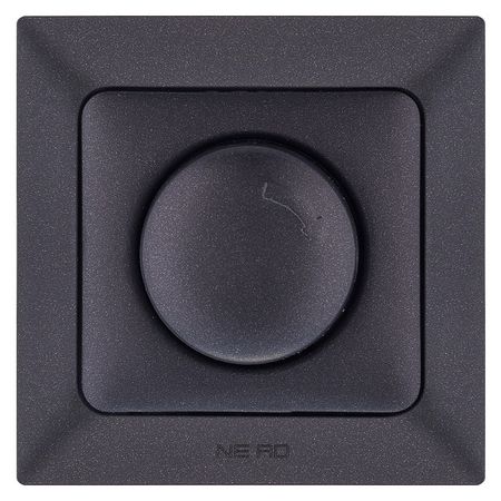 диммер поворотный NE-AD Aras 800Вт 250В 10А металлик черный