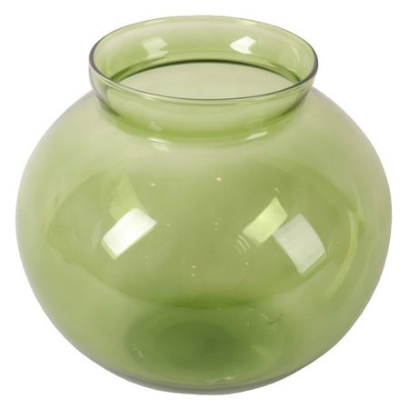 ваза TODELIA Оливия 19см стекло зеленая