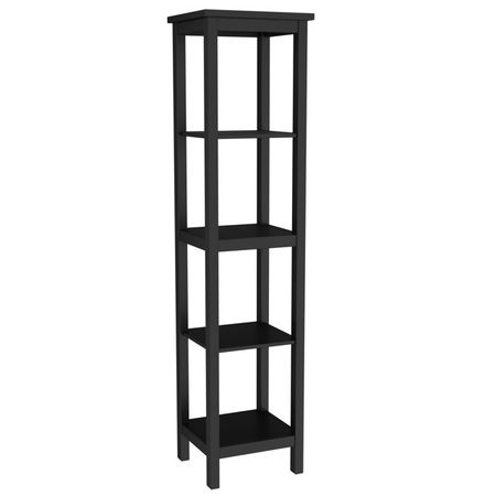 стеллаж Кантри 420х370х1720мм сосна черный полка навесная кантри 1430х218х285мм сосна