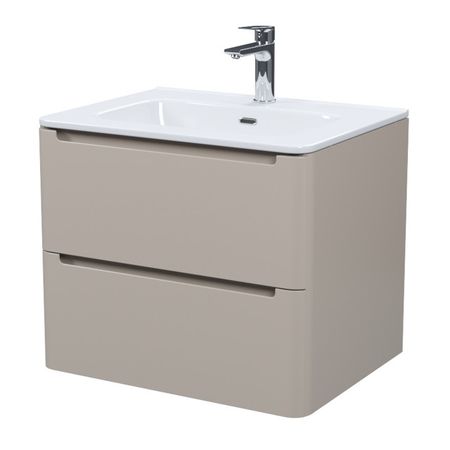 тумба с раковиной подвесная IDDIS Edifice 60см капучино