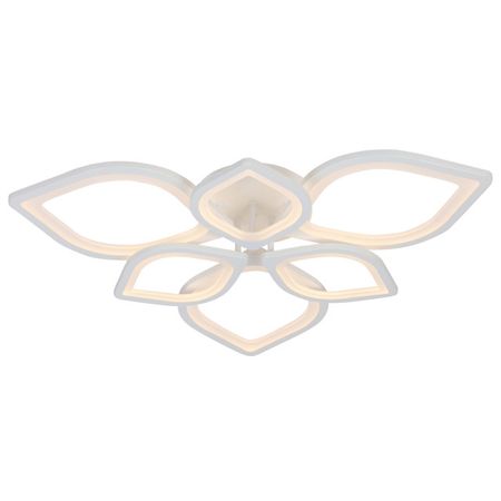 люстра потолочная светодиодная SCHAFFNER Foresta 150Вт пластик металл белый ltech трансформатор освещения 150вт