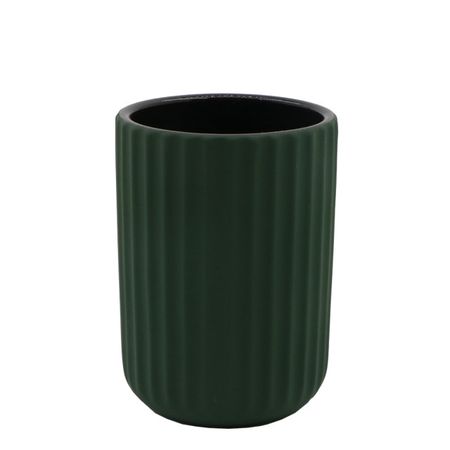 стакан для зубных щеток VITARTA Emerald matte керамика темно-зеленый