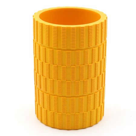 стакан для зубных щеток VITARTA Orange полирезин желтый alonefire e17 оранжевый желтый фонарь 3800 люмен