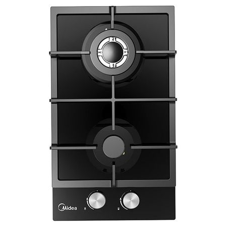 поверхность газовая MIDEA MG3260TGB 2 конфорки закаленное стекло/чугун черный для audi a4 b9 a5 s4 s5 q5 2017 2018 2019 закаленное стекло автомобильная навигация защитная пленка для сенсорного экрана аксессуары