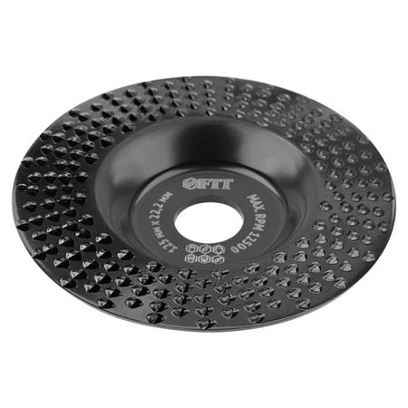 диск обдирочный FIT 22,2х125мм по дереву плоский средняя насечка рашпиль по дереву кобальт плоский n2 250мм