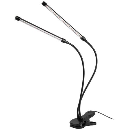 светильник для растений ЭРА 20Вт на прищепке красно-синего спектра черный лента светодиодная для растений 9 вт красно синий спектр