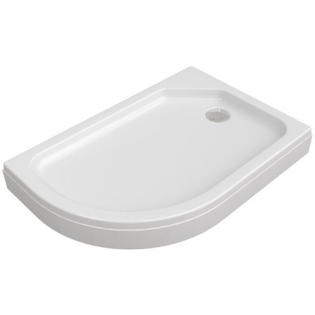 поддон 120х80см ПД17 1/4 круга низкий правый