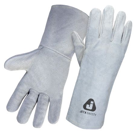 краги спилковые JETASAFETY JWK101-XL без подкладки XL серые одноразовые силиконовые подкладки для ninja foodi