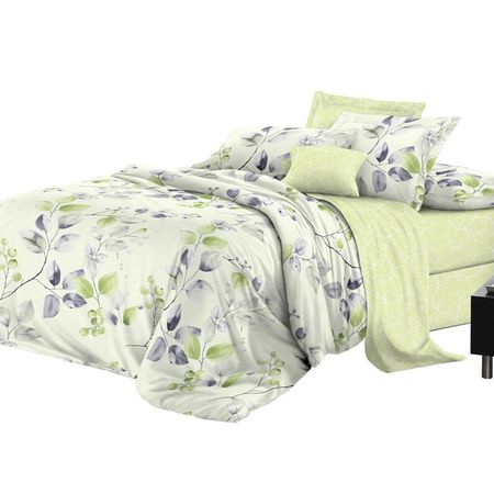 постельное белье 1,5сп Эльф поплин 2 нав.70х70см, арт.1176-Веточки yannew искусственные веточки с ягодами 40 шт