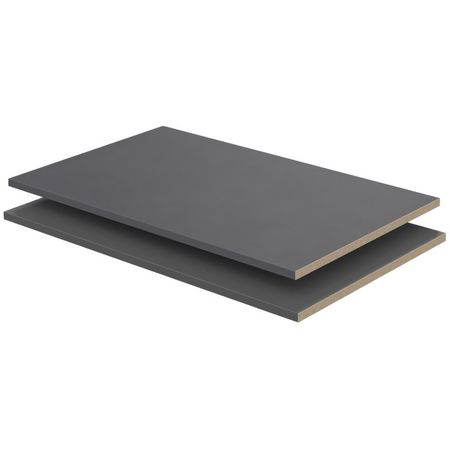 комплект полок для шкафов Линк 490х768х16мм ЛДСП антрацит