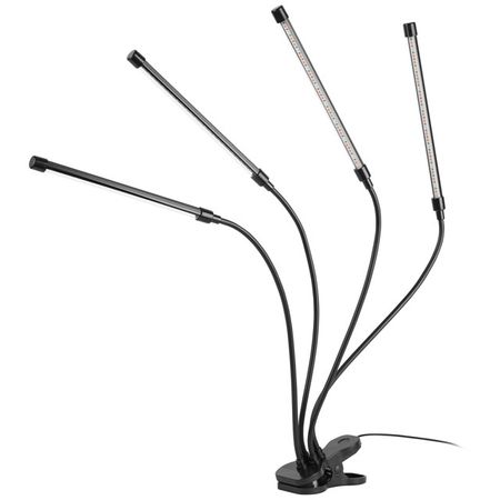 светильник для растений ЭРА 40Вт на прищепке красно-синего спектра черный лента светодиодная для растений 9 вт красно синий спектр