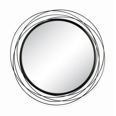 зеркало в раме Такиро d 750мм алюминий черный зеркало с фацетом в багетной раме evoform алюминий 90 мм 66х96 см