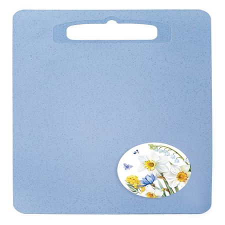 доска разделочная ПОЛИМЕРБЫТ Весенний сад 37х29см пластик доска разделочная todelia 37 5х24см с контейнером бамбук пластик