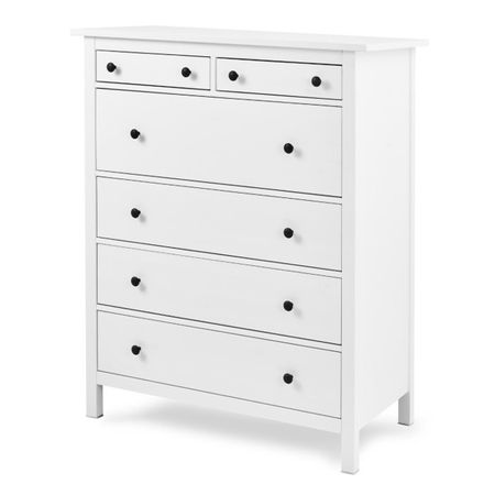 комод Кымор 6 ящиков 1076х498х1300мм белый сосна комод мальта 6 ящиков 1603x764x480мм белый лдсп