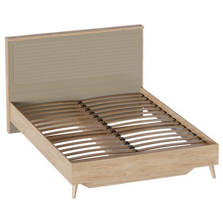 кровать 1666х2112х1125мм Гавана ЛДСП/МДФ серый