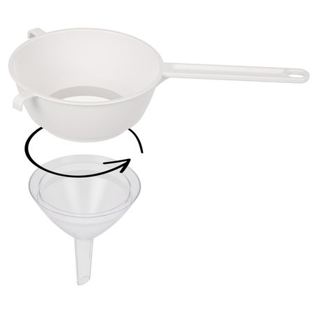 сито 13см с воронкой пластик