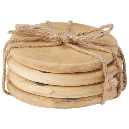 набор подставок под горячее KOOPMAN 4шт 10см дерево манго