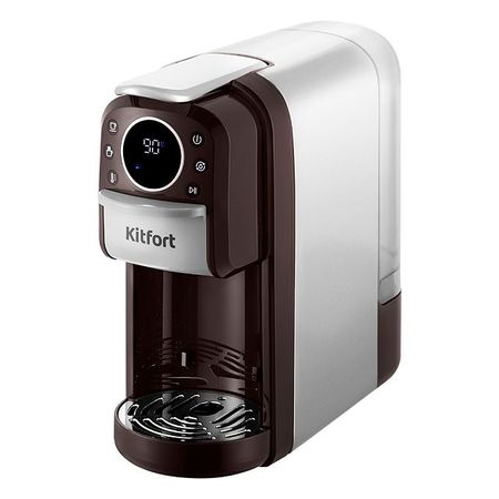 кофеварка капсульная KITFORT-7656 3 в 1 капсулы/молотый 1400Вт 20Бар 0,7л черный/серый бад пория фунго ши 60 капсул