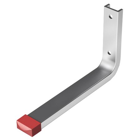 крюк настенный L-образный 90х155мм до 15кг алюминий эспандер кистевой he 07 до 15кг