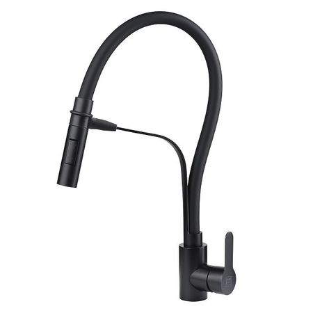 смеситель для кухни AQUEDUC 345735 одноручков. гибкий излив 2х режимный нержав. сталь черный перезаряжаемый 6 режимный cob фонарик с магнитом