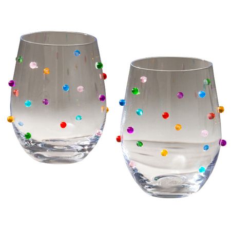 набор стаканов LEFARD Colors 2шт 520мл высокие стекло