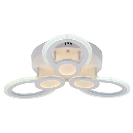 люстра потолочная светодиодная ESCADA Алруба LED 46Вт 3000/6000К белый бра светодиодное escada ray 2хled 15вт 3000к правый белый