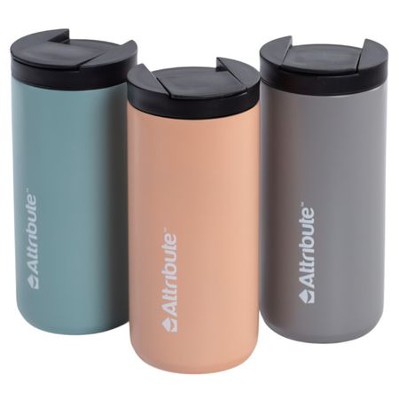 термокружка ATTRIBUTE Scandinavia 350мл пластик, нерж.сталь фильтров для френч пресса attribute 2шт 7см 350мл нерж