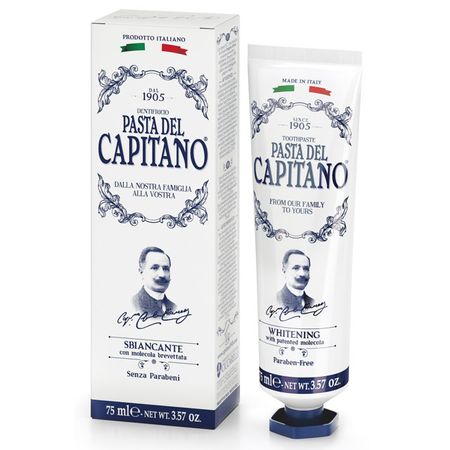 паста зубная PASTA DEL CAPITANO 1905 Whitening with Patented Molecula 75мл