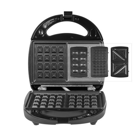 мультипекарь RED SOLUTION RMB-M603 700Вт 3 панели сэндвич/вафли/орешки