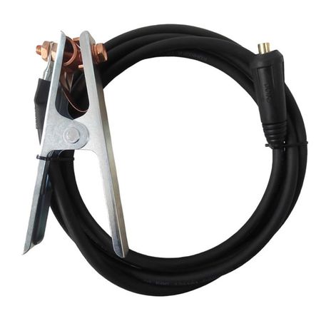 кабель КГ16 с клеммой заземления 5м вилка 10-25  ПРОФЕССИОНАЛ про пусковые zebra 200а 2 2 м