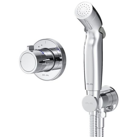 смеситель с гиг. душем AM.PM Func скрытый монтаж термостат латунь хром bingoelec умный термостат tuya