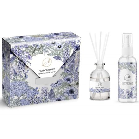 аромадиффузор AROMA HARMONY Остров Тиаре 30мл + спрей для текстиля 70мл ангидак форте спрей для мест прим дозир 0 51мг доза 30мл