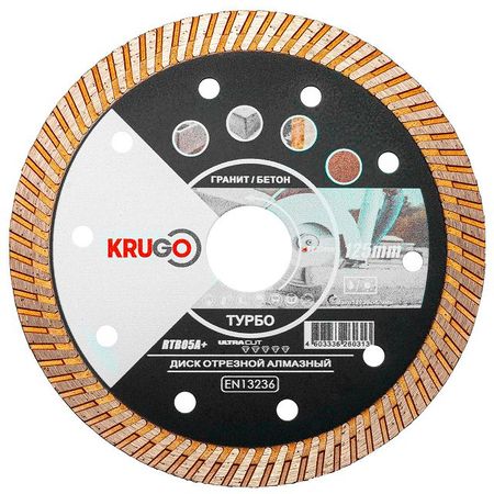 диск алмазный KRUGO 125x2,2x22x10мм универсальный 10 шт винты и болты для ротора тормозного диска мотоцикла с шагом универсальный m8x25 для honda yamaha kawasaki suzuki