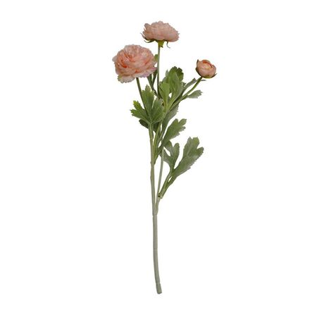 растение искусственное Ранункулюс 52см персиковый