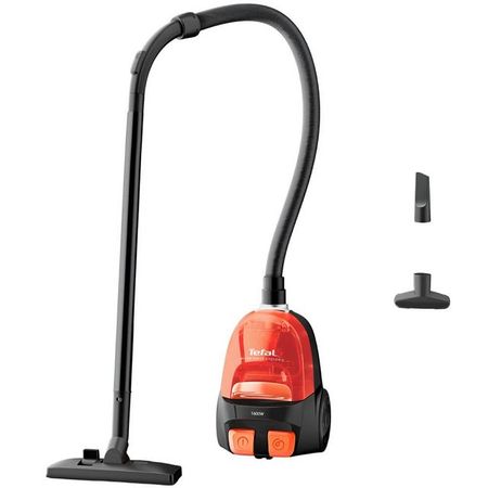 пылесос TEFAL MICRO SPACE CYCLONIC TW3235EA 1600/350Вт контейнер 1л оранжевый щетка валик hepa фильтр для dreame h12 h11 core hhr21a