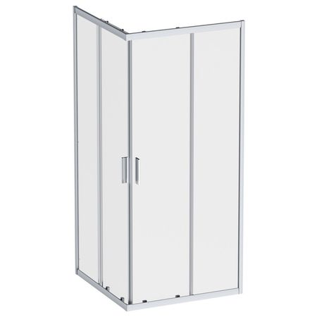 ширма душевая AM.PM Gem 90x90см квадратная профиль хром матовый без поддона