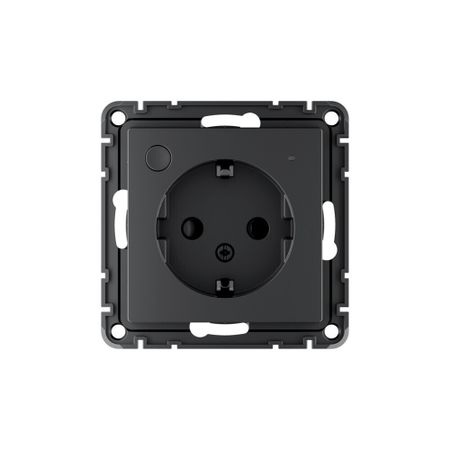 Умная розетка Systeme Electric AtlasDesign Smart (ATN001045Z) скрытая установка карбон с заземлением centechia zigbee 3 0 smart gateway hub для ewelink